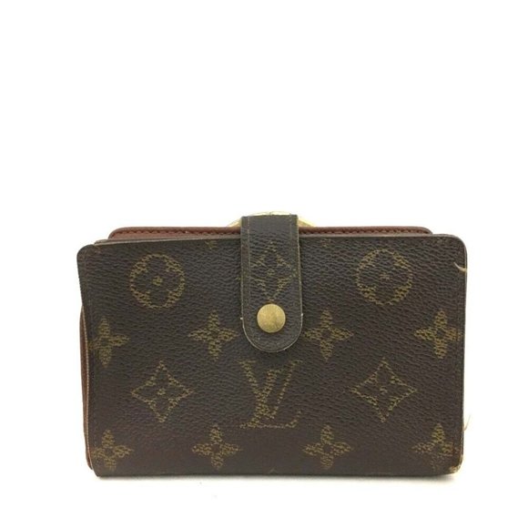 388086F V Louis Vuitton Wallet Bifold Brown Monogram - Picture 1 of 9
